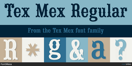 Fonts similar to Tex Mex