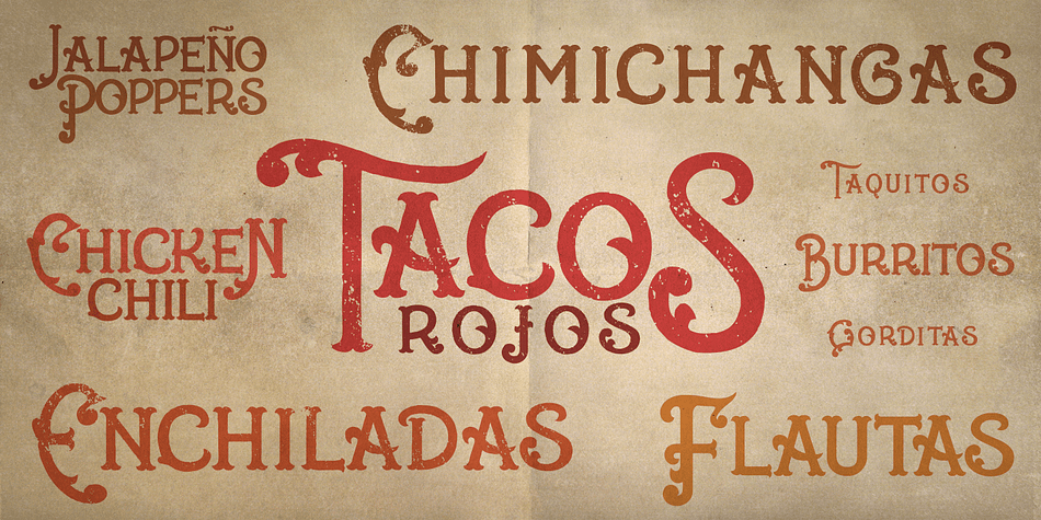 Cowboss is a four font, western family by Frost Foundry.