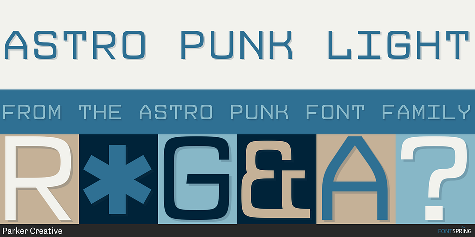 Astro Punk Light Font