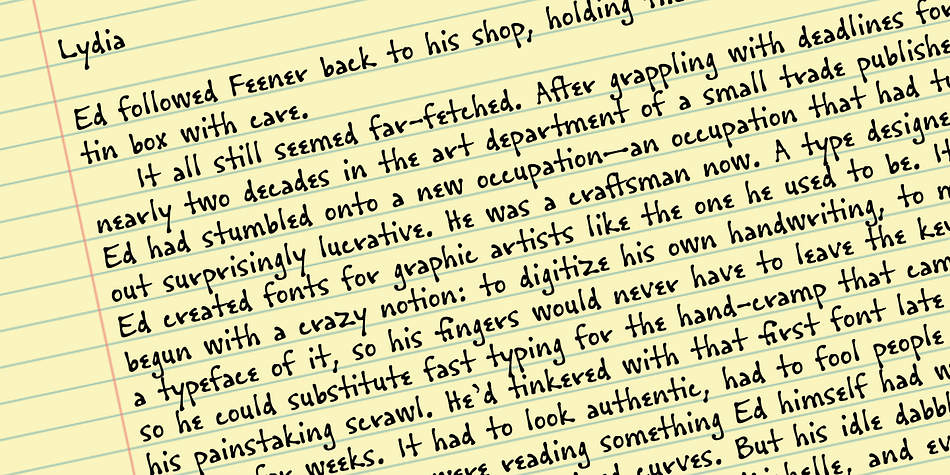 I couldn’t help myself: I drew out the rest of the character set, scanned, hand-traced, and—as with all 3IP font designs—manipulated every glyph to an obsessive degree.