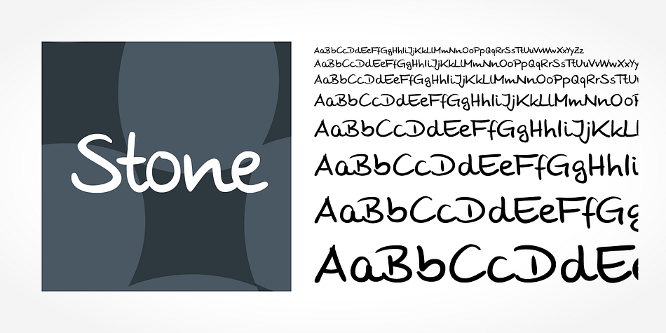 Stone Handwriting Pro is a beautiful typeface that mimics true handwriting closely.