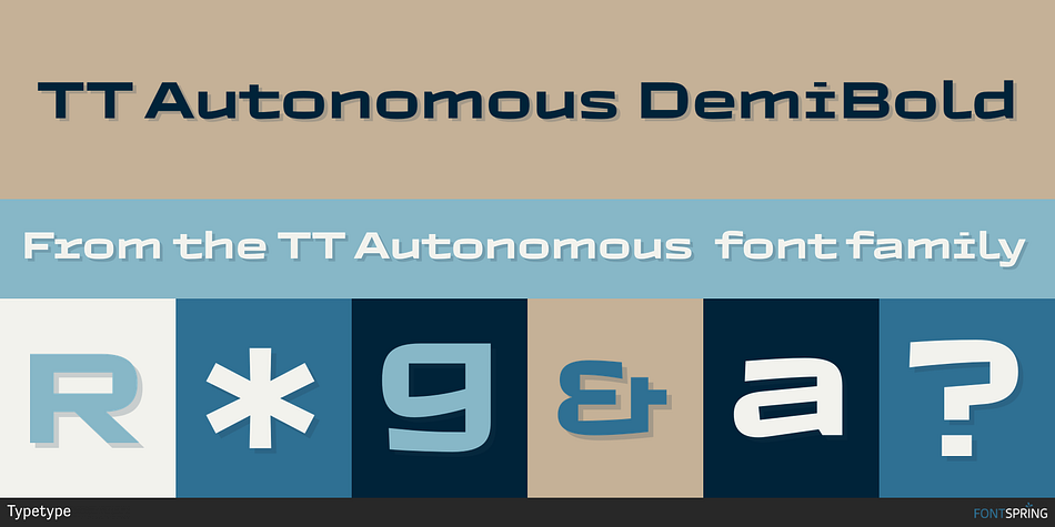 TT Autonomous Basic Package Font