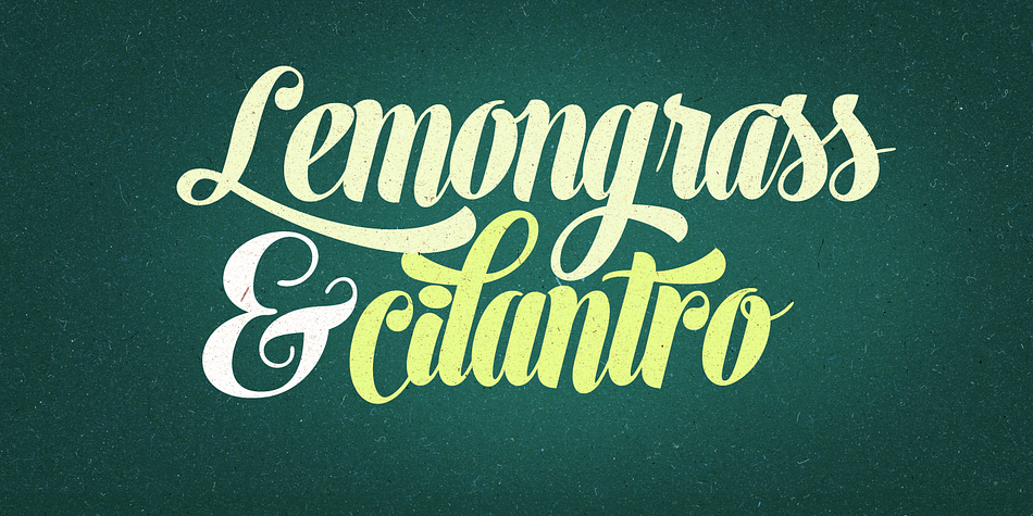 Voyage font family example.