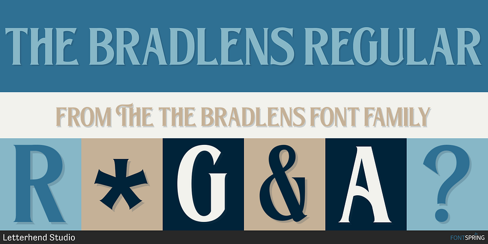 The Bradlens Regular Font