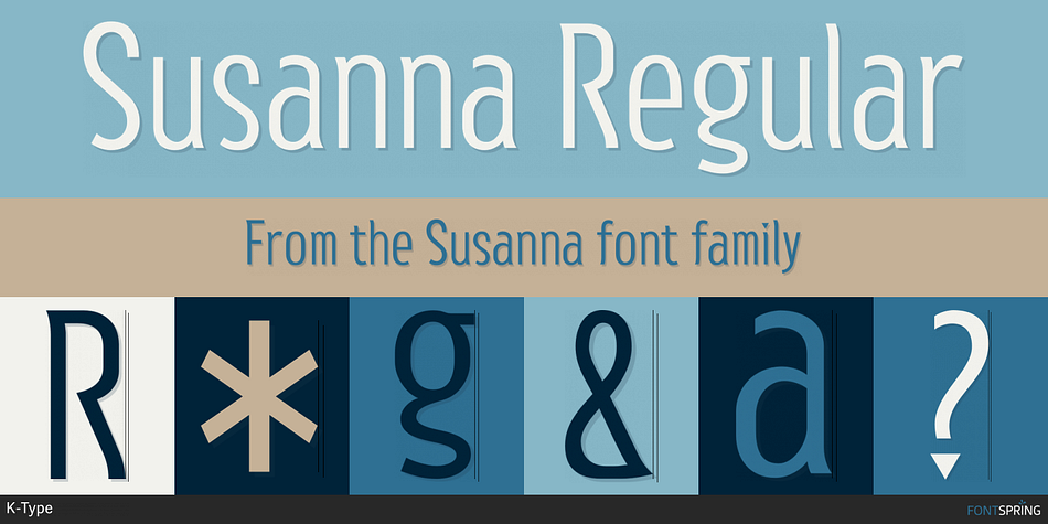 Susanna Regular Font