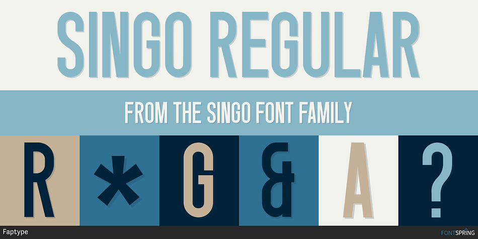 Singo Regular Font