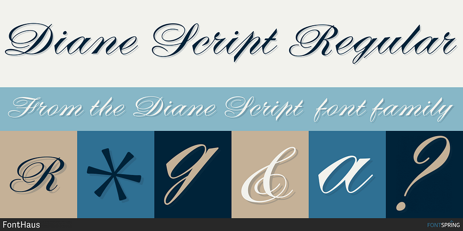 Diane Script Regular Font