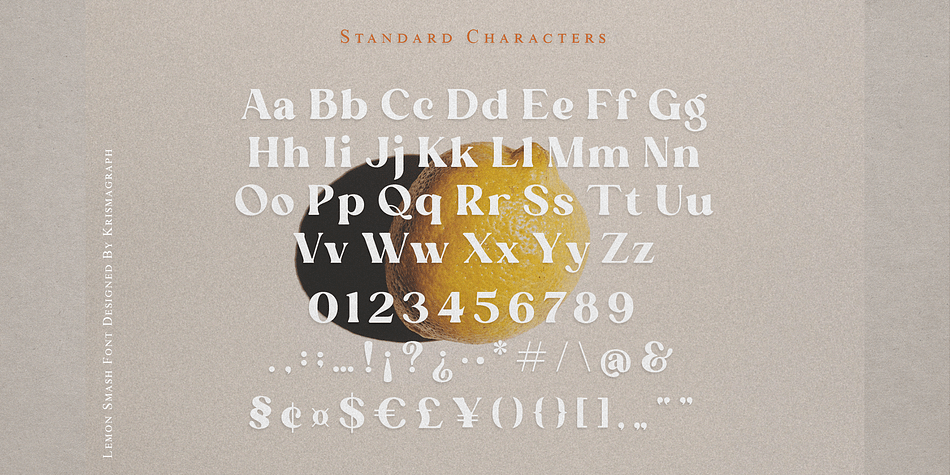 Lemon Smash Font