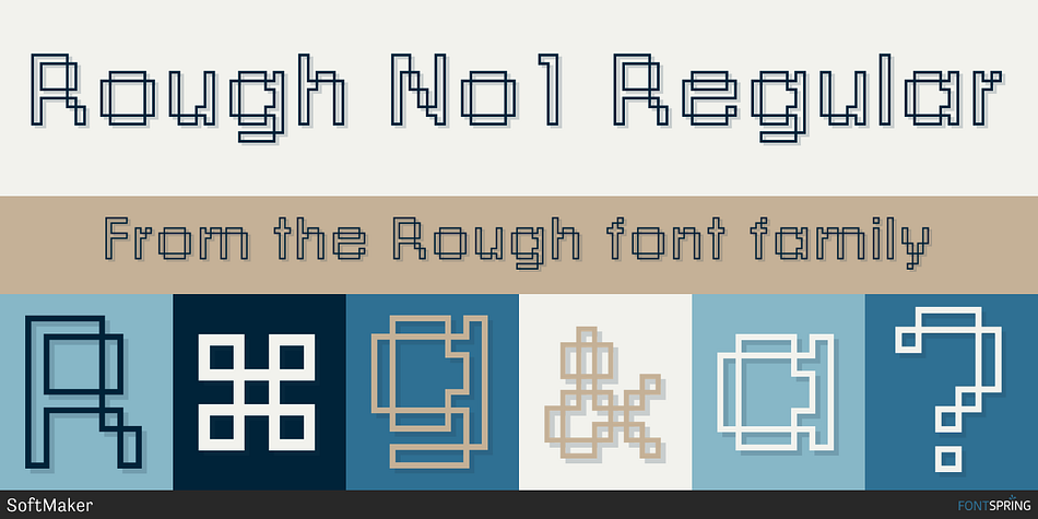Rough No1 Regular Font