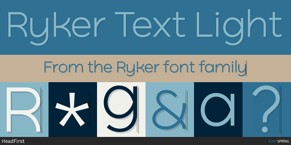 Ryker Text Light Font