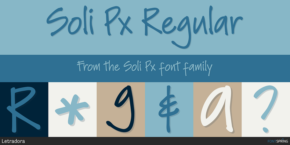 Soli Px Regular Font
