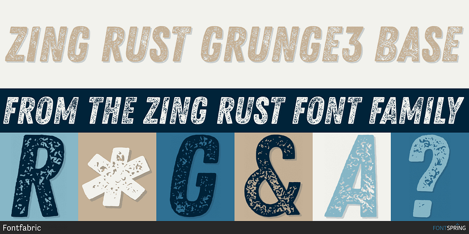 Zing Rust Grunge3 Base Font