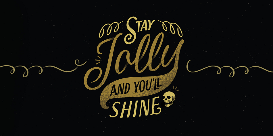 Scrapbooker font family sample image.