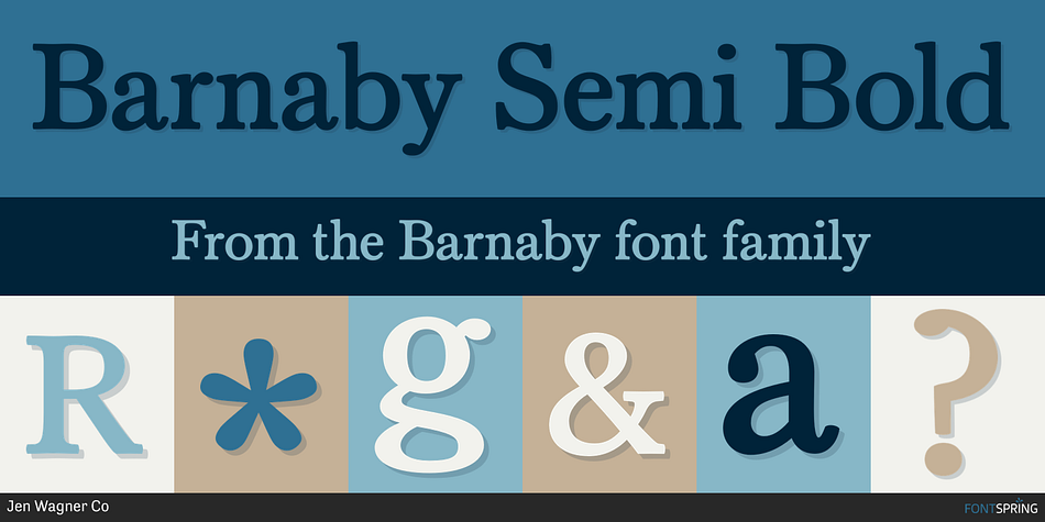 Barnaby Semi Bold Font