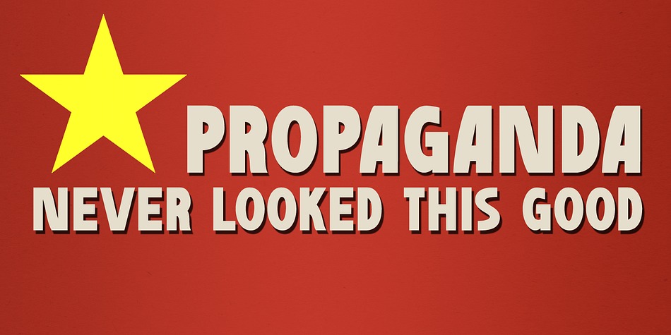Komsomol font was modeled on several Soviet propaganda posters which all had one thing in common: a very loud message in a very clear typeface.