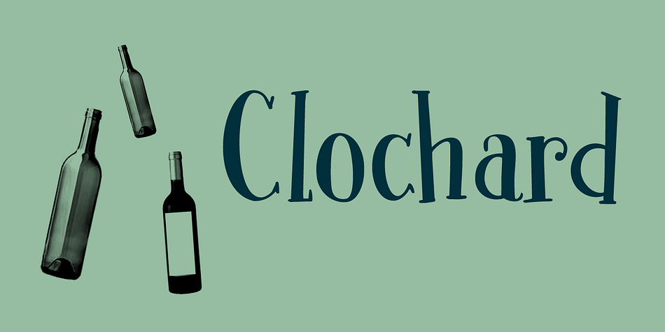 Clochard is a handmade, Bodoni-like font.