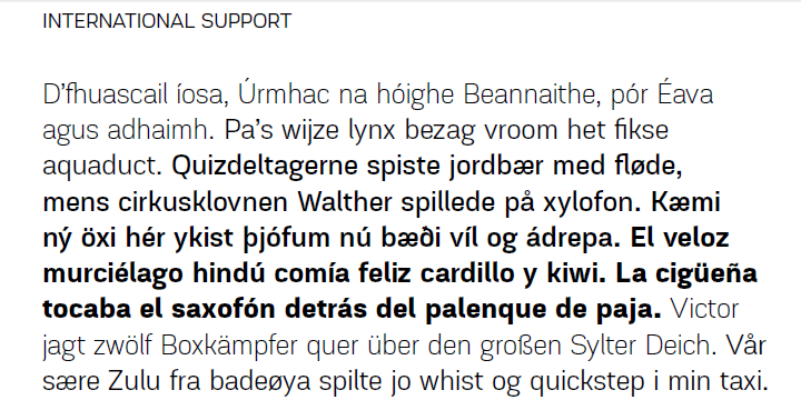 This neutral typeface  has extensive OpenType support including 2 additional stylistic sets, Contextual Alternates and Standard Ligatures giving you plenty of options to allow you to create something truly unique and special.