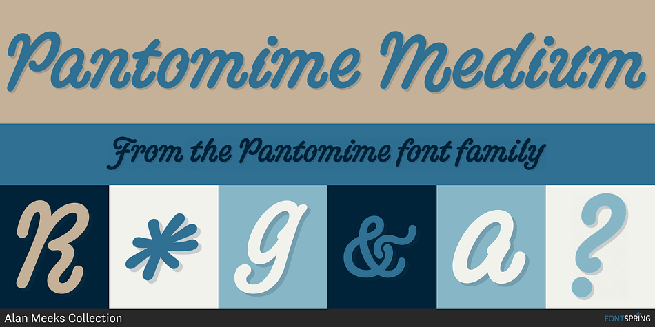 Pantomime Medium Font