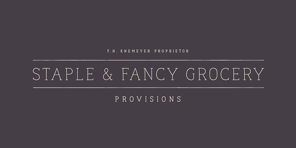 We also designed a sans serif version of this typeface, Naive Line Sans.