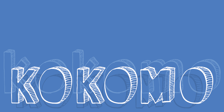 Kokomo is a beautiful handmade contoured font - which was drawn with an old-fashioned steel pen and Chinese ink.