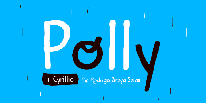 Displaying the beauty and characteristics of the Polly font family.