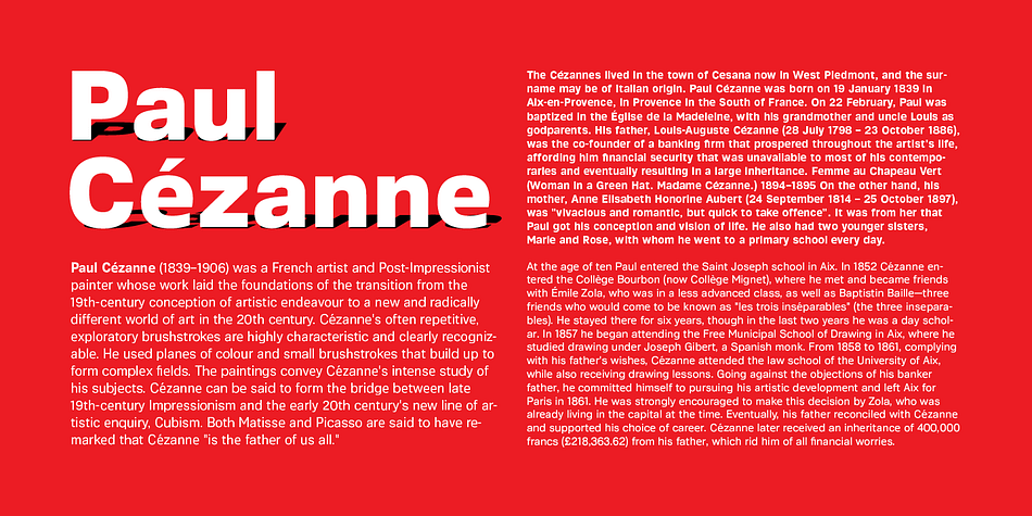 Emphasizing the popular Crique Grotesk font family.