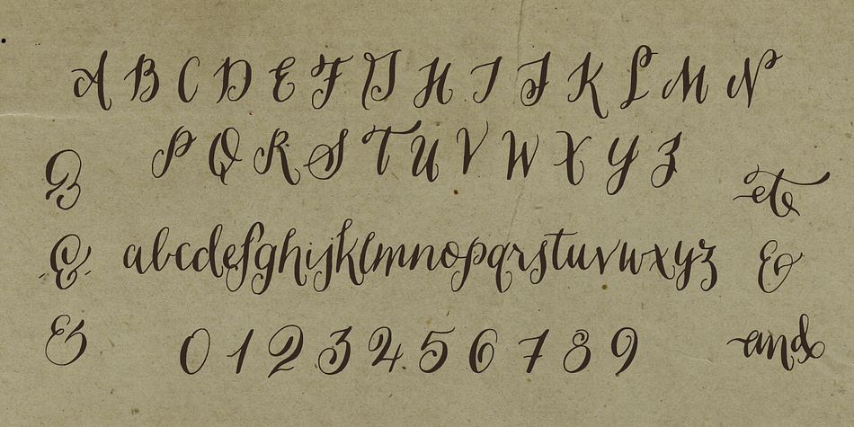 To enable alternate ampersands, simply turn on the contextual alternates feature and type &1, &2, &3, etc.