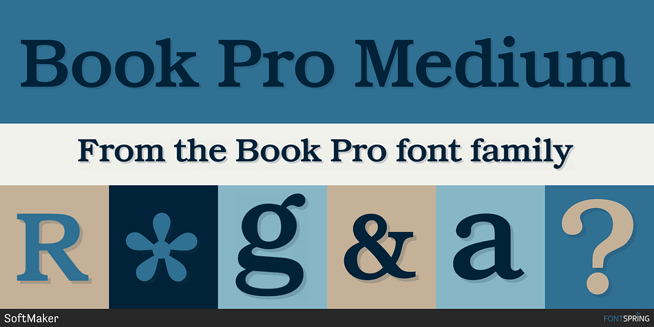 Book Pro Medium Font