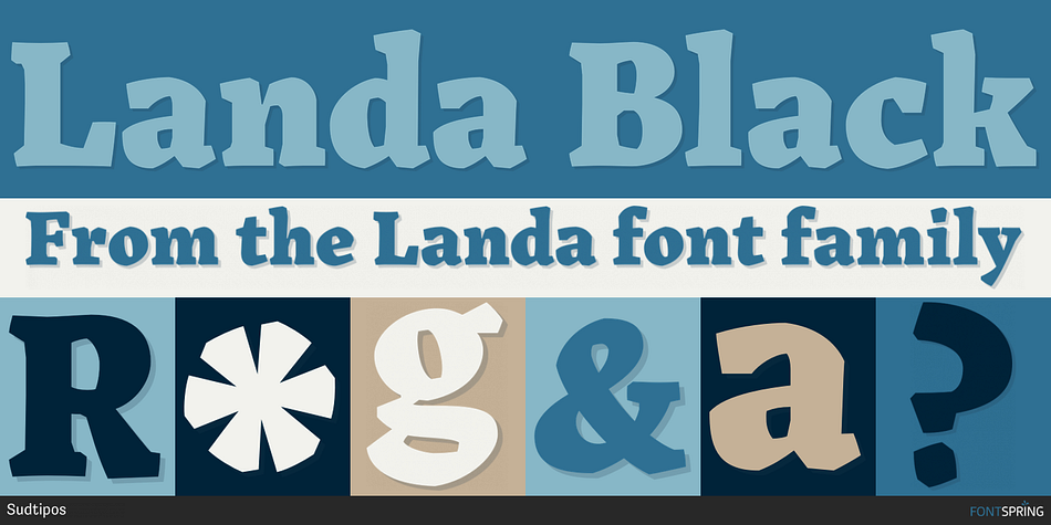 Landa Black Font