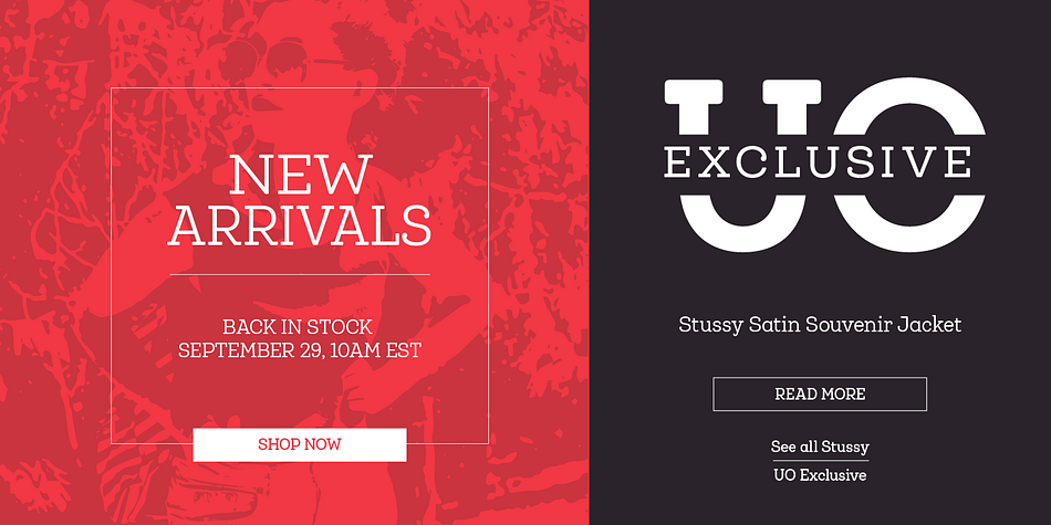The combination of styles can be clearly seen by comparing the Regular with the Alt version.