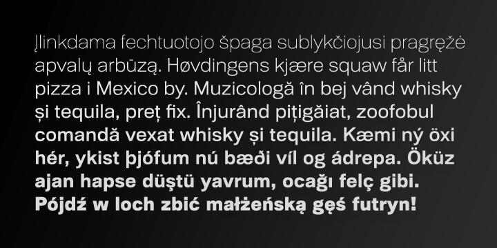 Emphasizing the favorited Substance font family.