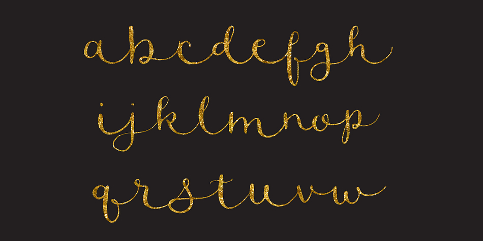 Emphasizing the favorited Sylvia Script font family.