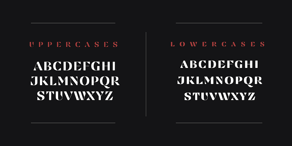 Findel Display is a  single  font family.