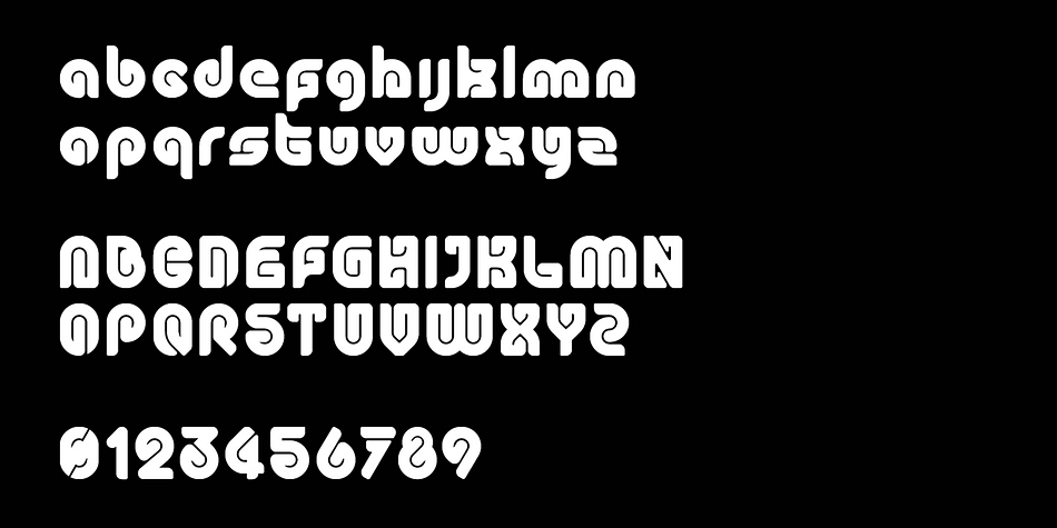 Twist has a very retro feel and its chunky structure leads to a distinct, high-impact display font.