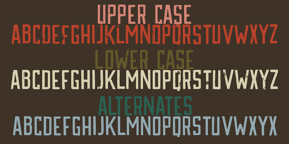 Highlighting the Katzenjammer font family.