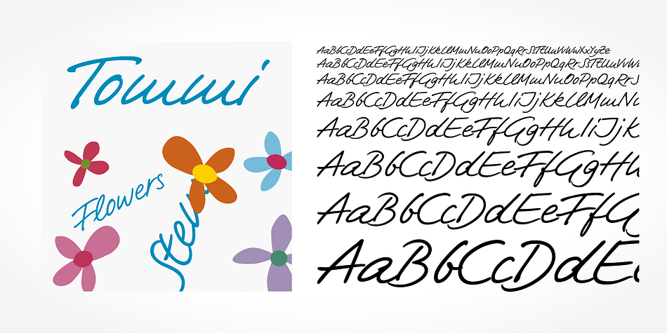 Tommi Handwriting is a beautiful typeface that mimics true handwriting closely.
