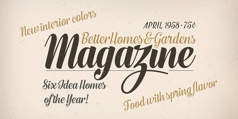 Journey is a a five font family.