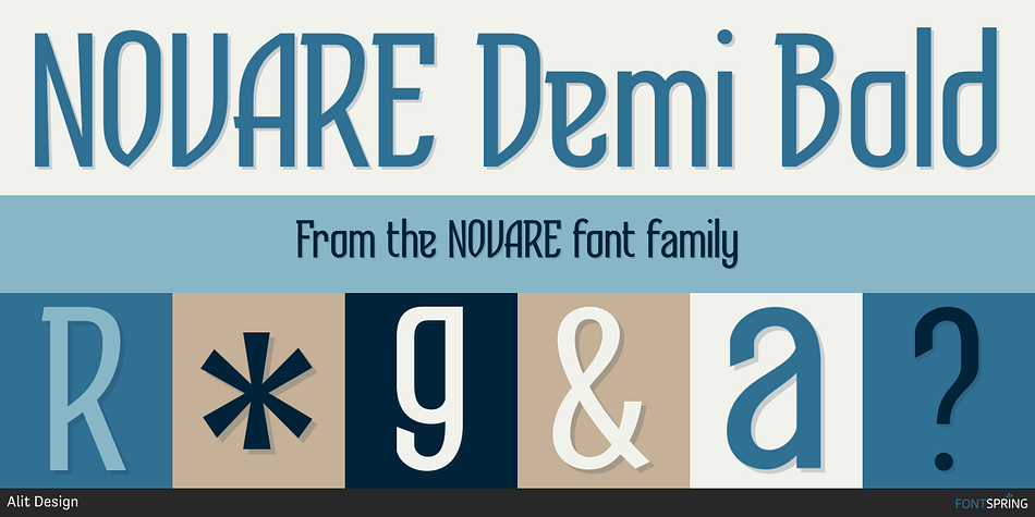 NOVARE Demi Bold Font