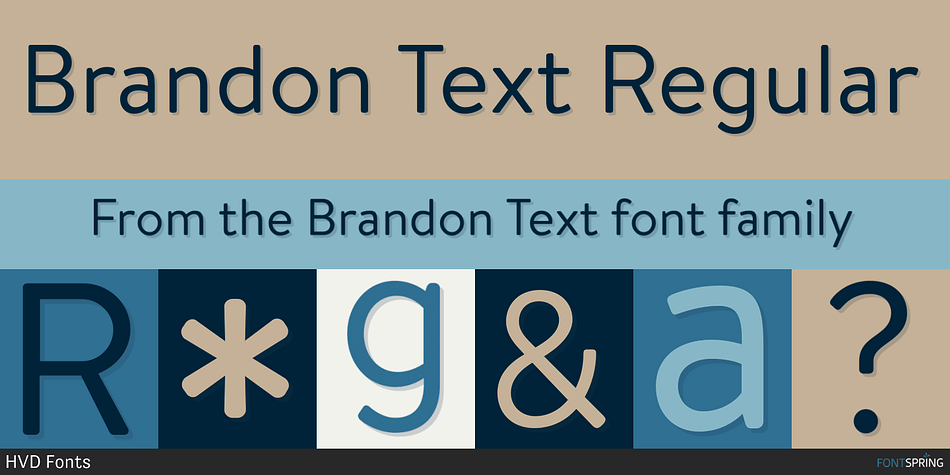 Brandon Text Regular Font