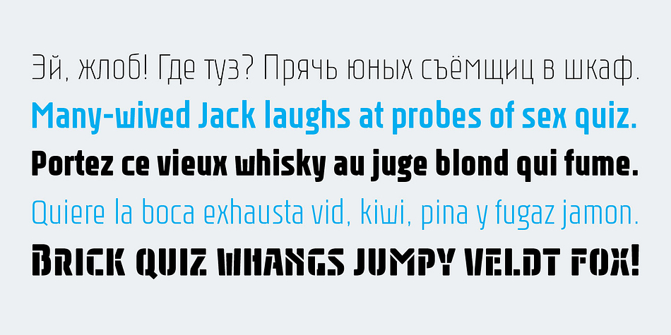 Emphasizing the favorited Rawer Condensed font family.