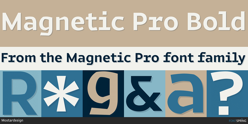 Magnetic Pro Bold Font