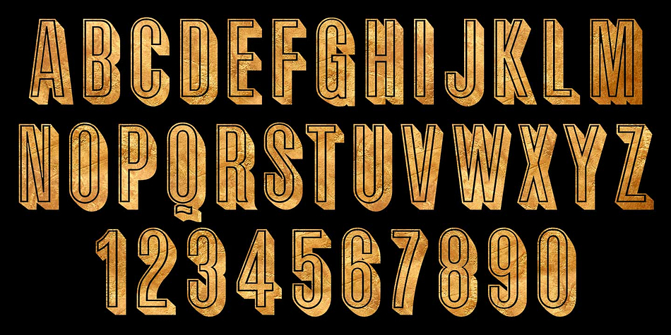 The CastleType revival is very clean-cut and contains uppercase only, numerals, punctuation.