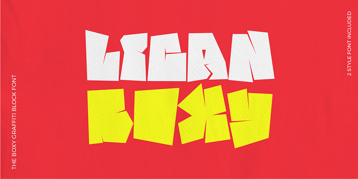 Lican Boxy  font family by Cikareotype Studio