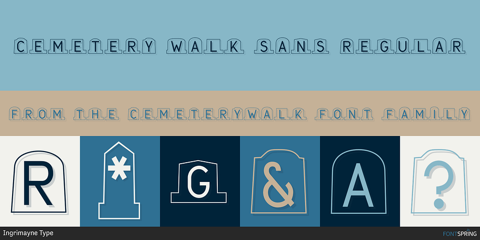 Cemetery Walk Sans Regular Font