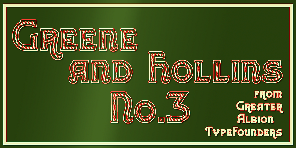 Also ideal to recreate traditional sign-writing, garment labels, signage and anything else where a period flare is required.