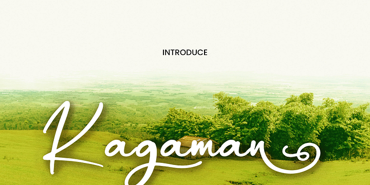 Kagaman font family by Ayska