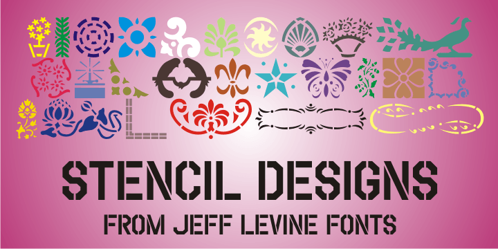 Stencil Designs JNL collects twenty-six decorative designs from various vintage sources for use as spot embellishments, borders and corner pieces.
