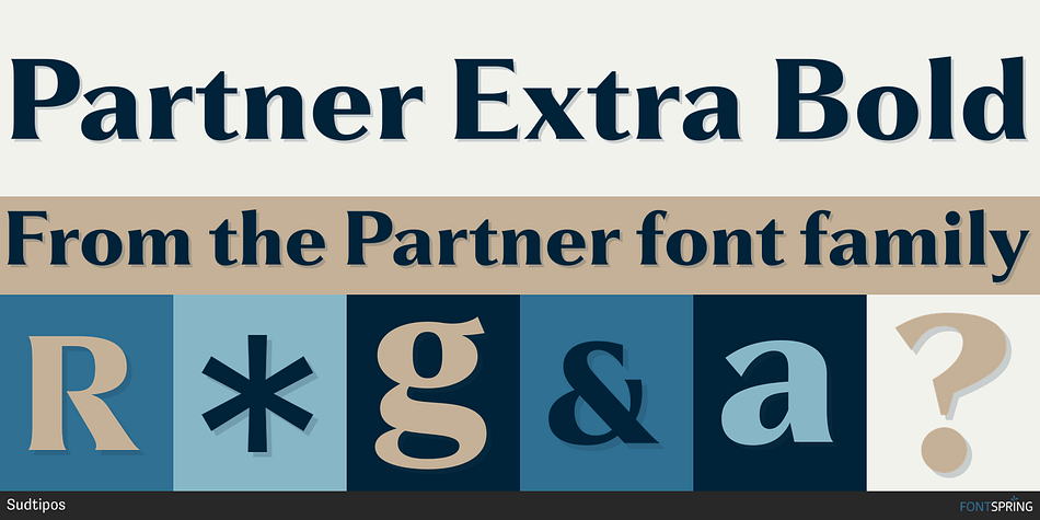 Partner Extra Bold Font