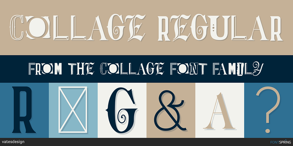 Collage Regular Font