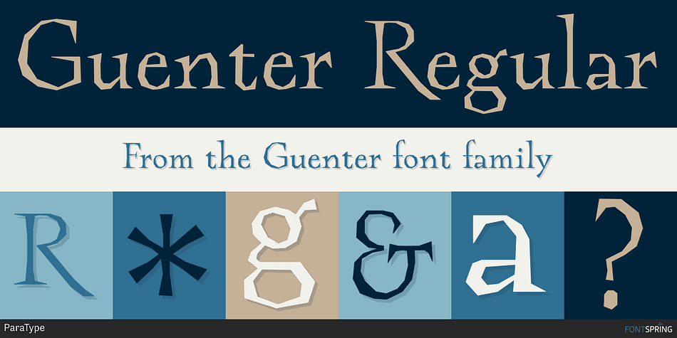 Guenter Regular Font
